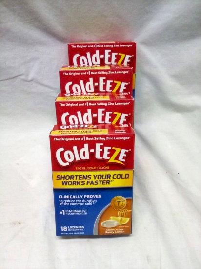 COLD-EEZE Lozenges All Natural Honey Lemon 18 ea