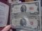 1953 A Two Dollar Red Seal and 1963 Five Dollar Red Seal