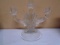 Vintage Crystal Tripple Candle Holder