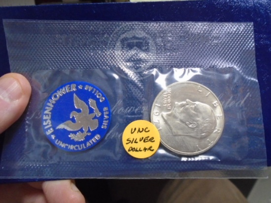 1971 Uncirculated Eisenhower Silver Dollar