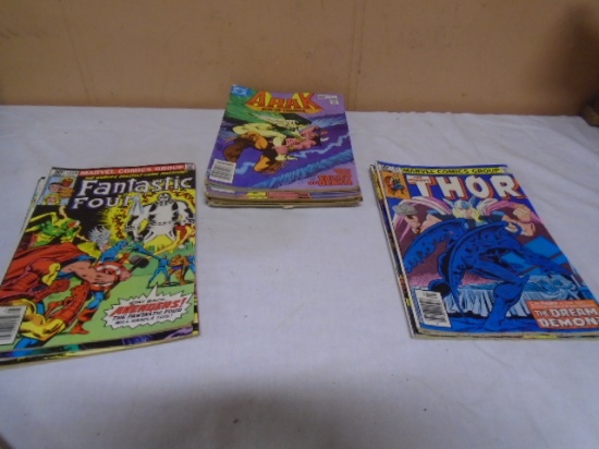 Group of 19 DC & Marvel Comic Books