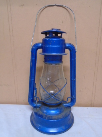 Dietz Blizzard Blue Barn Lantern
