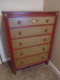 Beautiful Antique 5 Drawer Chest of Drawers