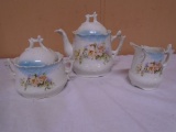 Antique 3pc Tea Set