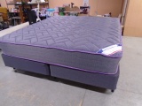 King Size Bed Complete w/Stewart and Hamilton Luxury Mattress Set and Metal Frame