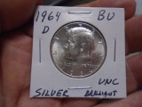 1964 D-Mint Kennedy Silver Half Dollar