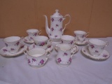 Princess House Hammersly Fine Bone China Tea Set For 6