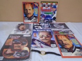 Group of Dale Earnhardt Tribute Magazines & Wristwatch