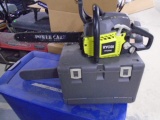 Ryobi RY3818 Chainsaw w/Case