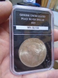 1925 Genuine Uncirculated Silver Peace Dollar