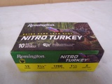 10 Round Box of Remington Nitro Turkey 12ga Shotgun Shells