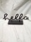 Metal Hello Sign