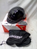 LS2 Rebellion Solid Gloss Black Size Large Helmet