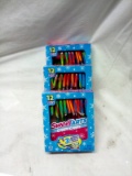 Three boxes of Sweet Tart Candy Canes 12 Canes per box Dated Sept. 2023