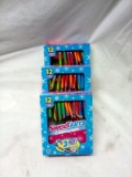 Three boxes of Sweet Tart Candy Canes 12 Canes per box Dated Sept. 2023