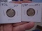 1936 and 1938 Mercury Dimes