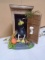 Lighted Porcelain Outhouse w/ Crow