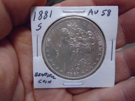 1881 S-Mint Morgan Silver Dollar