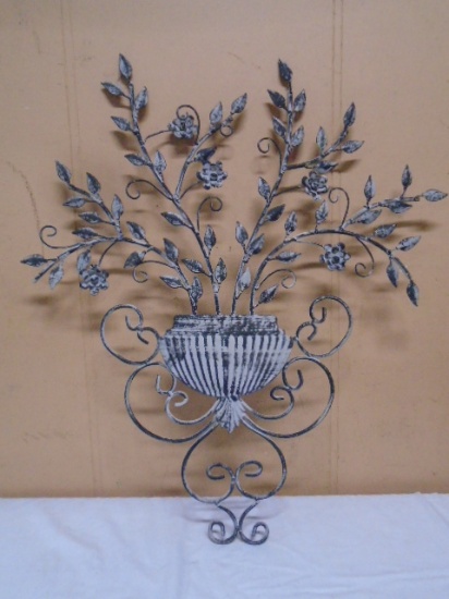 Beautiful Floral Metal Wall Art Décor