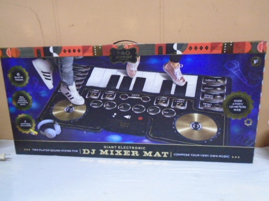F.A.O. Schwarz 2 Pplayer Giant Electronic DJ Mixer Mat