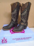Brand New Pair of Tanner Maker Handcrafted Ladies Leather Bootts