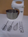 Crofton Stand Mixer w/ Beaters & Stainless Steel Bowl