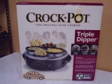 Crockpot Triple Dipper Slowcooker