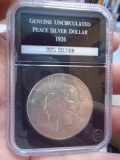 1926 Genuine Uncirculated Silver Peace Dollar