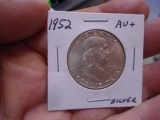 1952 Franklin Silver Half Dollar