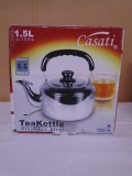 Casati 1.5 Liter Stainless Steel Tea Kettle