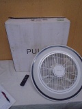 Pulidi 20in Invisible Ceiling Fan Kit w/ Remote