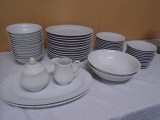 Place Setting For 12 Gibson Dish Set
