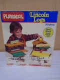 Vintage Set of Playskool Lincoln Logs