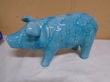 Turquoise Piggy Bank
