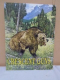 Crescent Guns Metal Sign