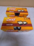 (2) 2 Packs of Brand New Off Citronella Table Top Candles