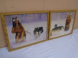 2 Framed Native Anmerican Prints