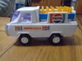 Vintage Buddy L Stamped Steel Pepsi Cola-Truck w/ Bottles