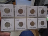 (8) Assorted Date Buffalo Nickels