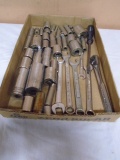 Large Group of Tools and Sockets