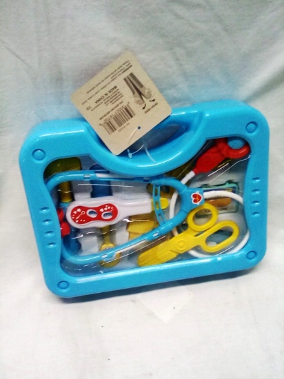 9 piece Carrying Case play Doctors Set