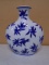 Large Decorative Porcelain Vase w/ Cobalt