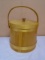 Vintage Wooden Bucket w/Lid