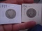 1899 and 1916 D-Mint Barber Quarters