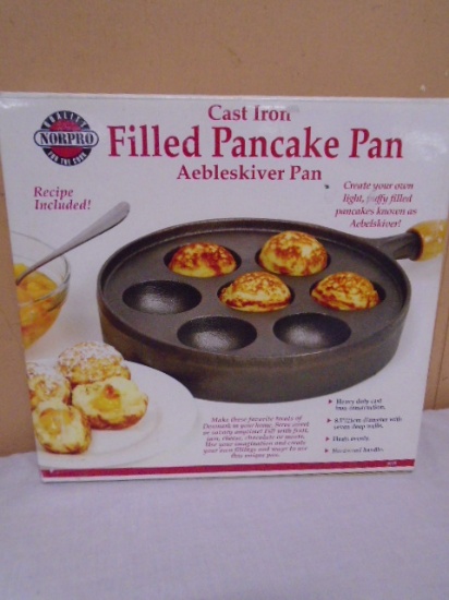 Cast Iron Filled Pancake Pan