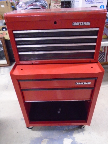 Craftsman 2pc Roll-A-Round Tool Box w/ Tools