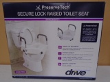 Preserve Tech Secure Lock Raised Toilet Seat