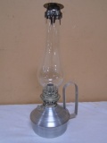 Aluminum Oil Lamp Look Candle Holder