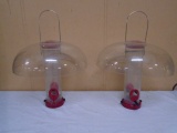 2 Matching Wild Birds Unlimited Bird Feeders