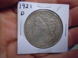 1921 D Mint Morgan Silver Dollar